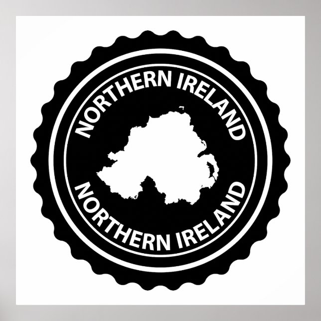 Póster Irlanda del Norte (Frente)