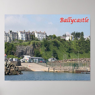 Póster Irlanda del Norte - Ballycastle -