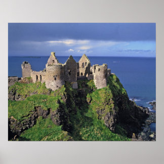 Póster Irlanda del Norte, condado de Antrim, Dunluce