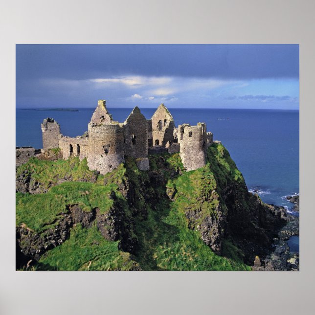 Póster Irlanda del Norte, condado de Antrim, Dunluce (Frente)