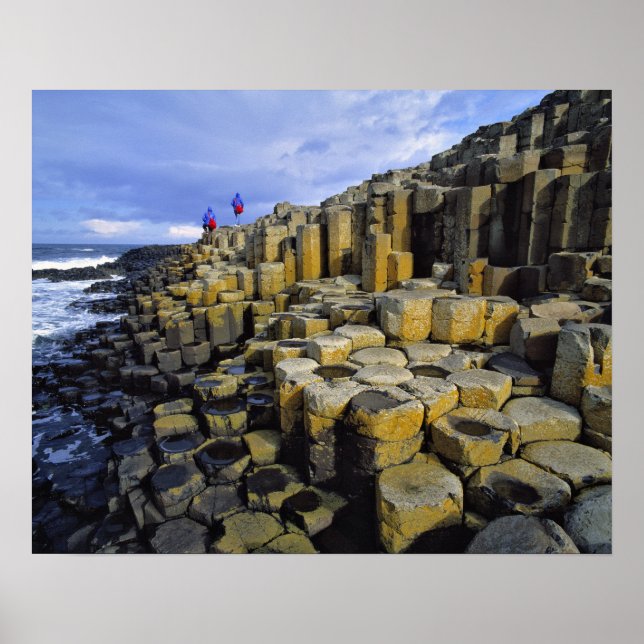 Póster Irlanda del Norte, Condado de Antrim, Giant's (Frente)