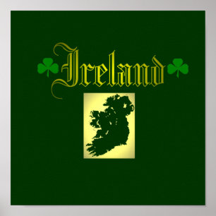 Póster Irlanda dinámica