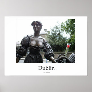Póster Irlanda (Dublín) - Estatua Molly Malone