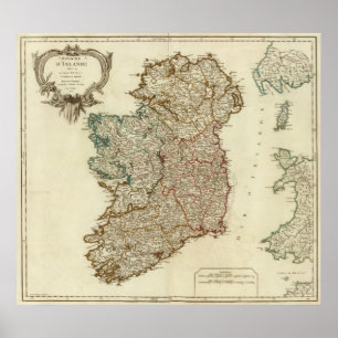 Póster Irlanda e Inglaterra