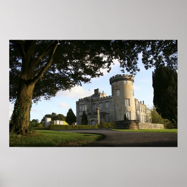 Póster Irlanda, la entrada lateral del Castillo de Dromol (Frente)