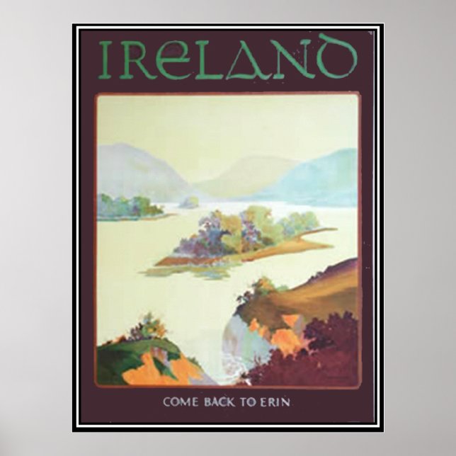 Póster Irlanda, vuelve a Erin Print (Frente)