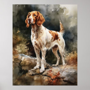 Poster Irlandés De Impresión De Arte De Perro En R