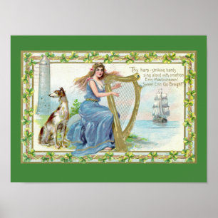 Póster irlandés Erin Mavourneen