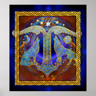 Póster Irminsul y Wolves