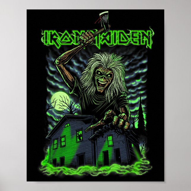 Póster Iron Maiden - Eddie Halloween  (Frente)