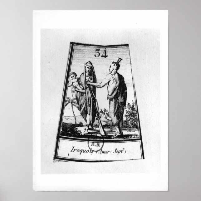 Póster Iroqueses indios (Frente)