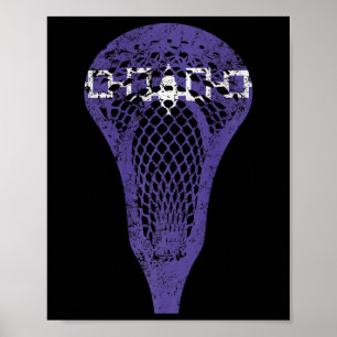 Póster Iroquois Lacrosse Bandera Nación Lax Tee Premium
