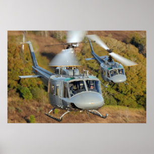 Póster Iroquois UH-1H