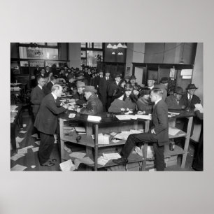 Póster IRS Offices, 15 April 1920