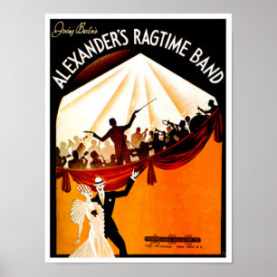 Póster Irving Berlin's Alexanders Rag Time Band