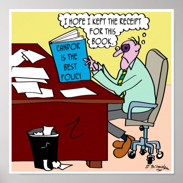 Póster Is Candor Really the Best Policy? (Frente)