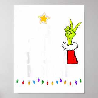 Póster Is This Jolly Enough Green Merry Christmas Tree Li