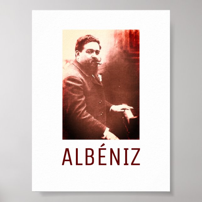 Póster Isaac Albéniz (Frente)