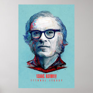 Póster Isaac Asimov Legado Eterno