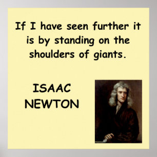Póster Isaac Newton