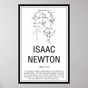Póster Isaac Newton Poster