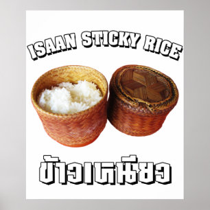 Póster Isaan Sticky Rice [Khao Niao]