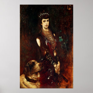 Póster Isabel de Austria, 1883
