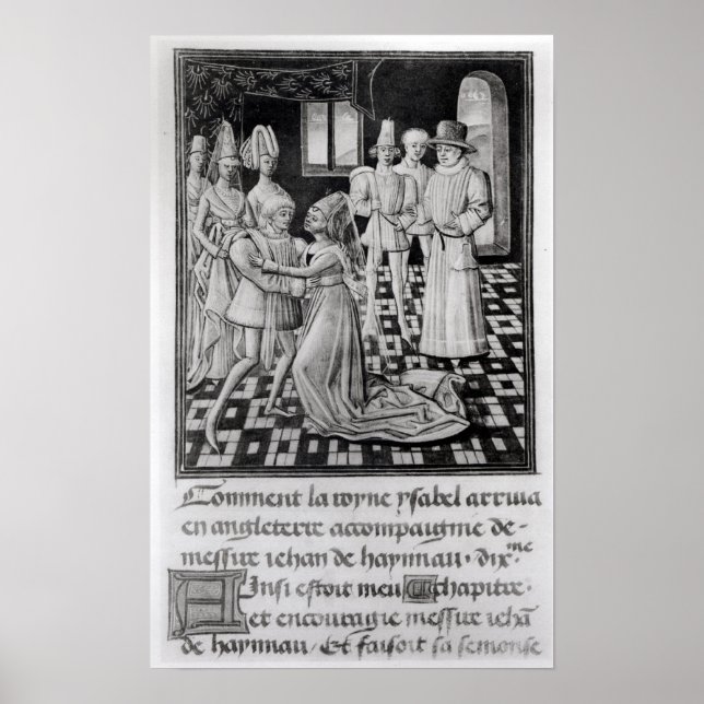 Póster Isabel de Francia, reina de Inglaterra (Frente)
