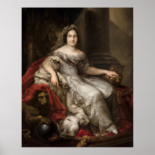 Póster Isabel II de España - Reina