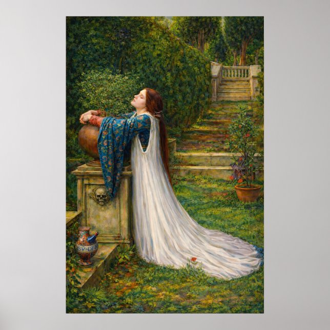 Póster Isabella and the Pot of Basil by Waterhouse (Frente)
