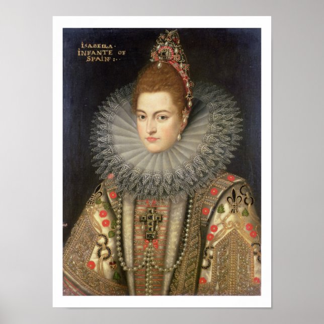 Póster Isabella Clara Eugenia (1566-1633) Infanta of Spai (Frente)