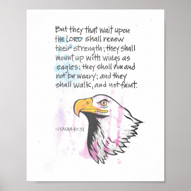 PÓSTER ISAIAH 40:31 (Frente)