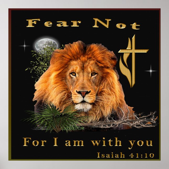 Póster Isaiah 41:10 poster (Frente)