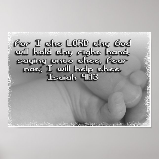 PÓSTER ISAIAH 41:13 NO TEMOR - POSTER (Frente)