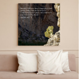 Póster Isaiah 43:19 KJV Wall Art – Scripture Poster