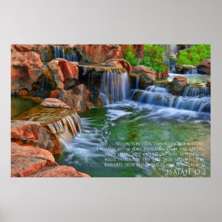 Póster ISAIAH 43:2 Poster