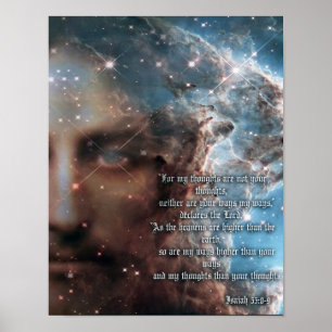 Póster Isaiah 55:8-9