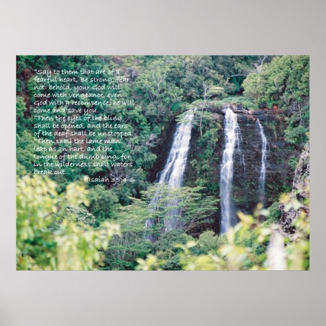 Póster Isaías 35 (Frente)