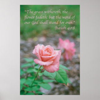 Póster Isaías 40:8