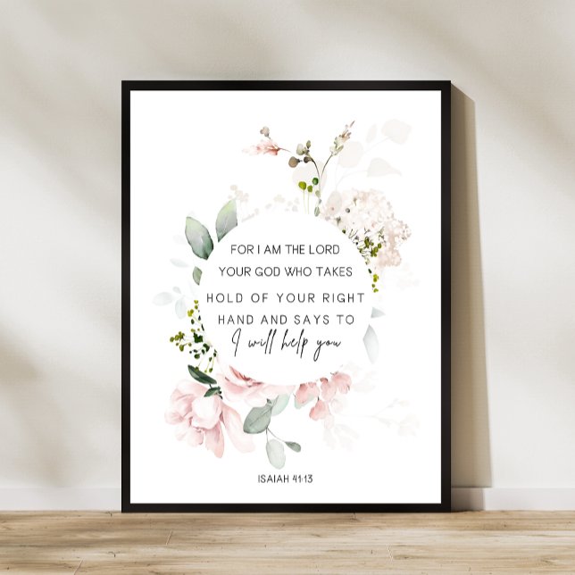 Póster Isaías 41:13 Biblia Verse (Subido por el creador)