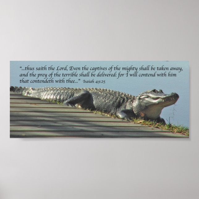 Póster Isaías 49: 25 (Frente)