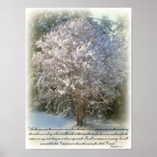 Póster Isaías 55:10-11