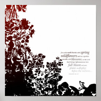 Póster Isaías 61:11