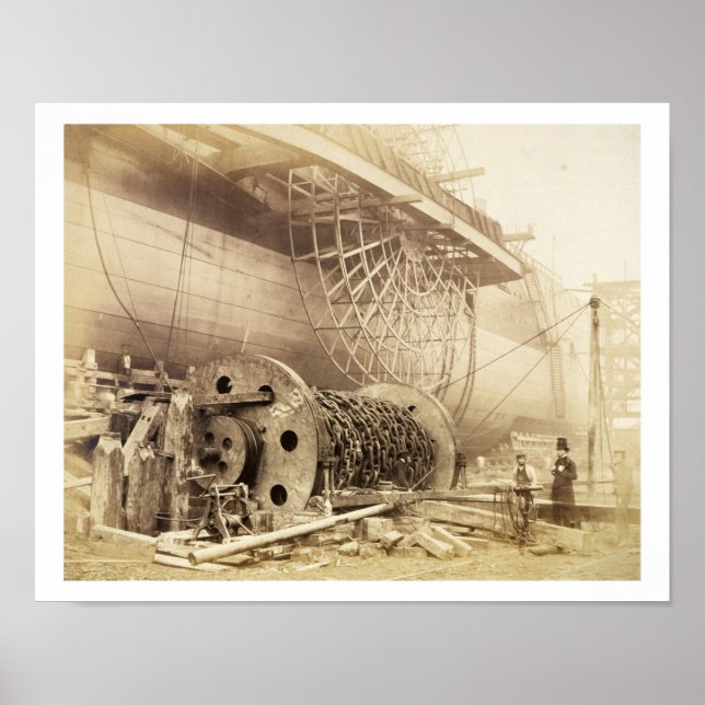 Póster Isambard Kingdom Brunel (1806-59) al lado de la Gr (Frente)