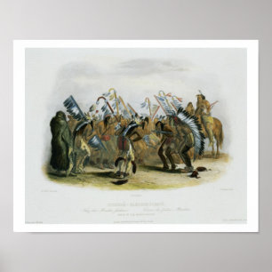 Póster Ischoha-Kakoschochata, danza de los indios de