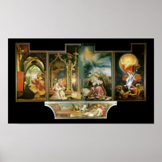 Póster Isenheimer Altar, Mathis Gothart Grünewald