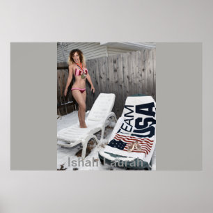 Póster Ishah Laurah en los Juegos Olímpicos de Invierno 2