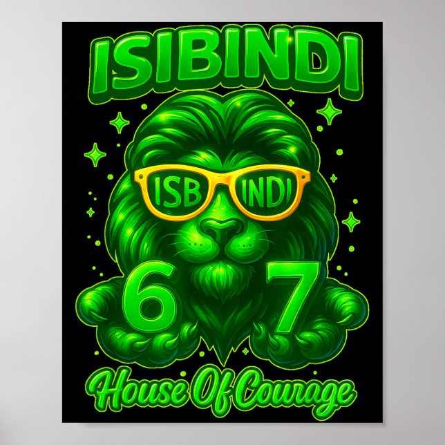 Póster Isibindi House Of Courage School System 6 7 Funny  (Frente)