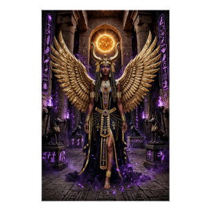 Póster Isis: Diosa Egipcia de la Magia