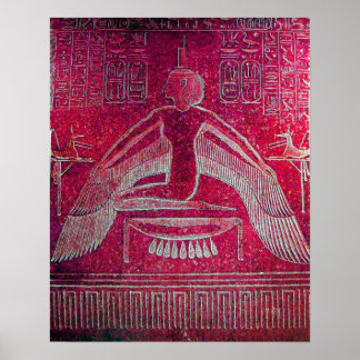 Póster ISIS, rosa blanco fucsia roja
